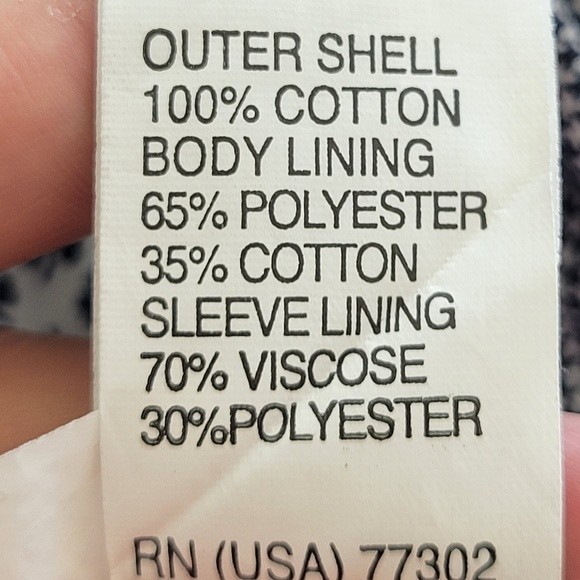 Zara Man | Houndstooth Pattern Two-Button Casual Blazer Navy Blue White Size 38 - Picture 13 of 14